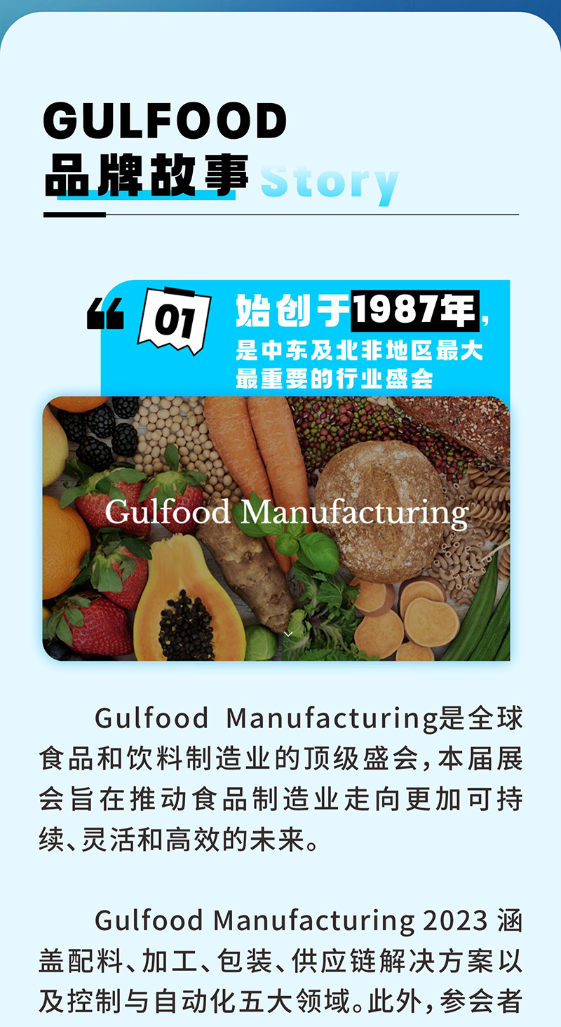 2023 Gulf (Dubai) Food Industry Show! Dongxiao Biology invites you to the grand event!(图2)